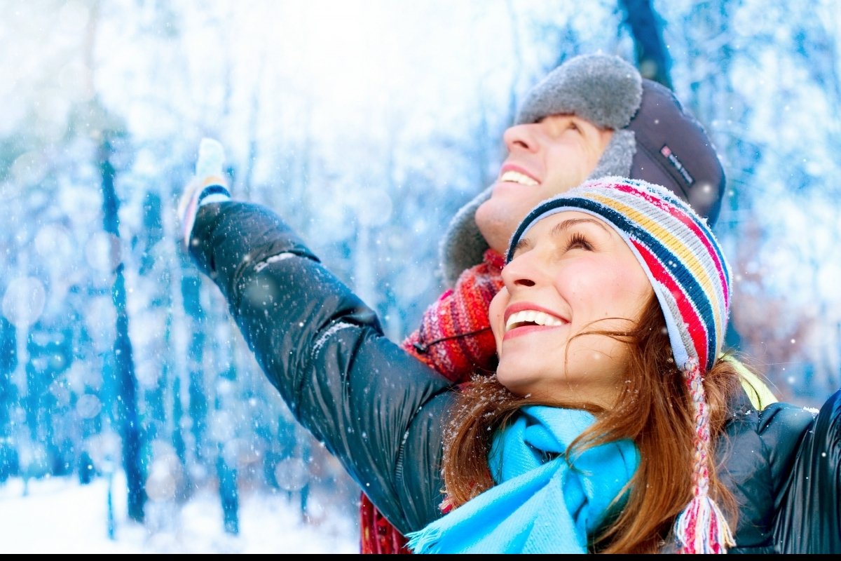 Entspannen Sie sich im Winter/Frühling