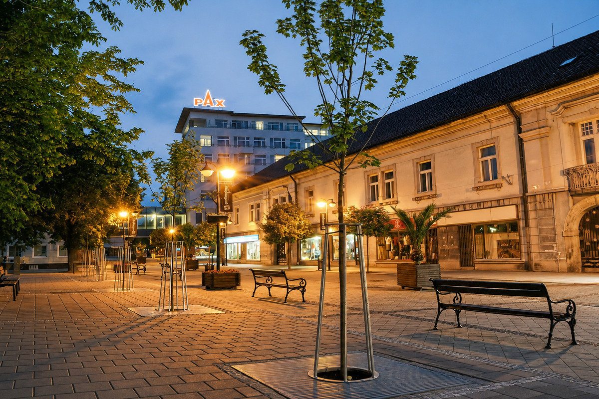 Schwefelquellen im Kurort Trenčianske Teplice