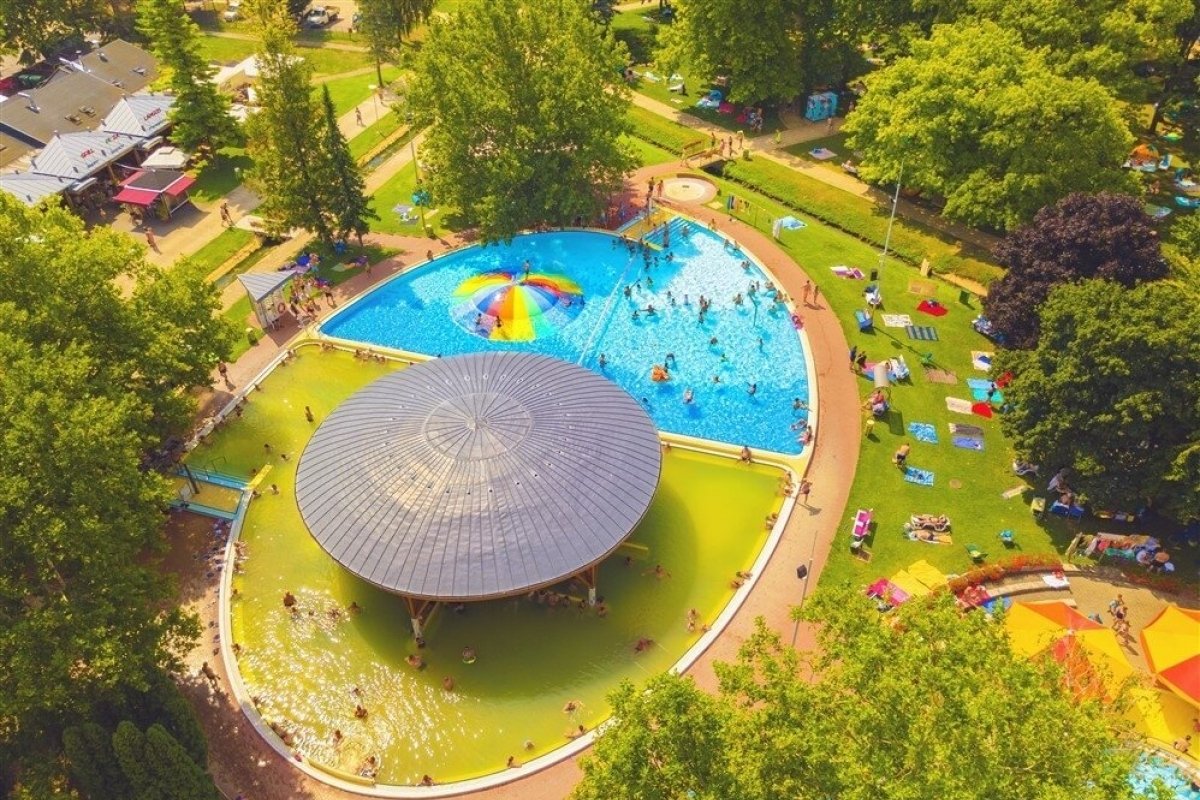 Die extreme Kraft des Wassers in Bükfürdő