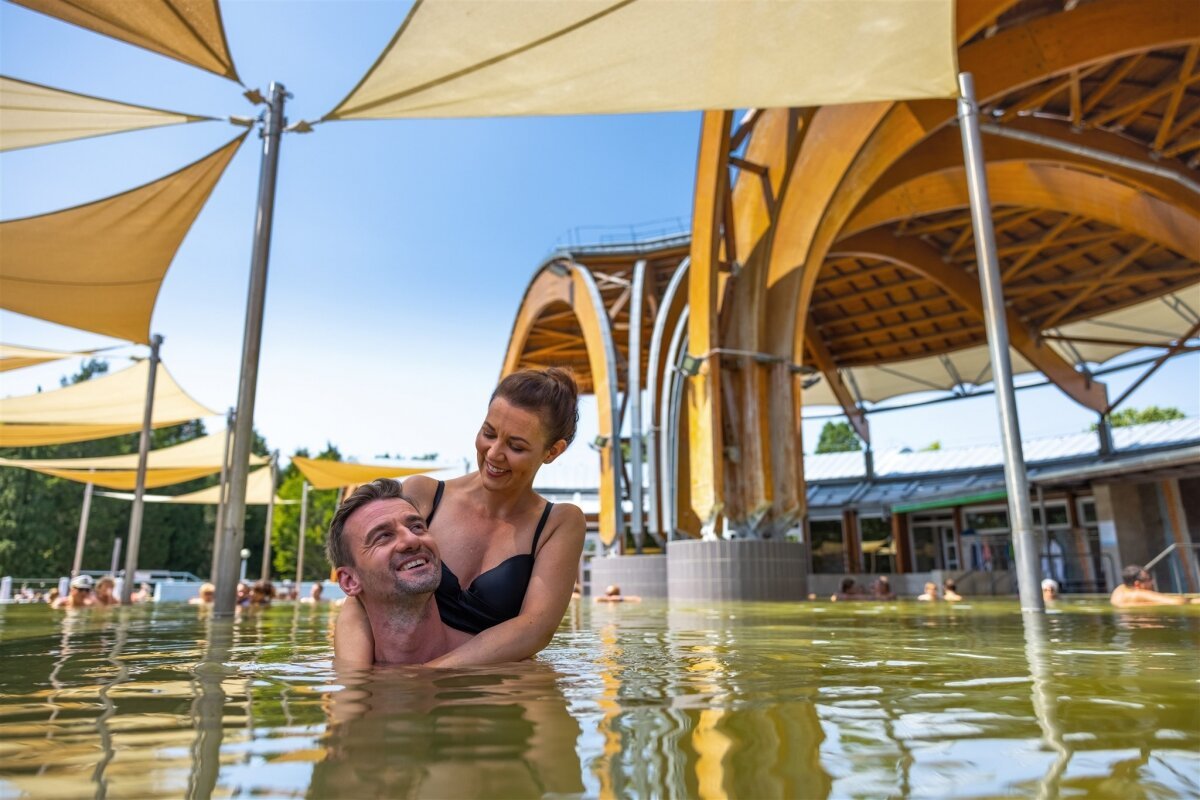Die extreme Kraft des Wassers in Bükfürdő