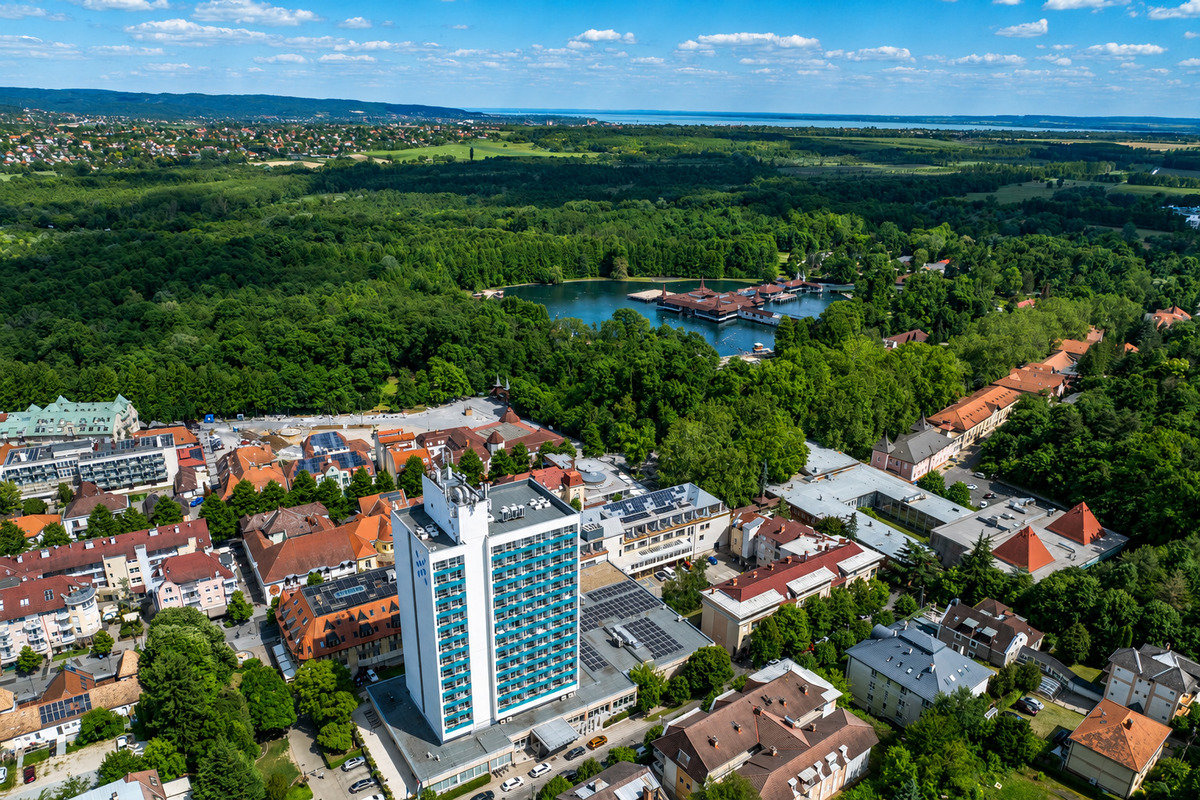 Panorama-Entspannung mit Zugang zum Thermalsee Hévíz